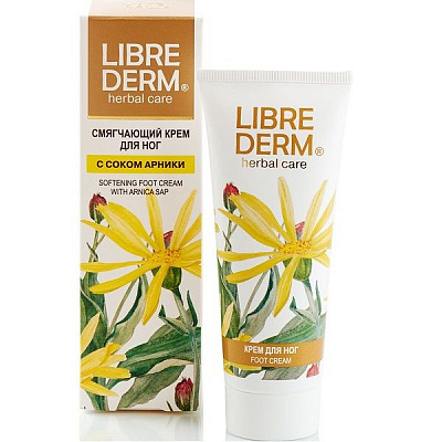 Смягчающий крем для ног Librederm с соком арники, 75 мл
