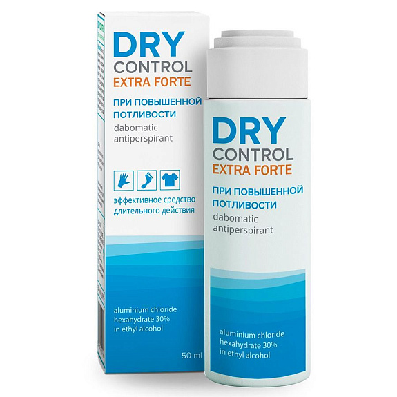 Средство от обильного потоотделения Extra Forte 30% dabomatic Drycontrol, 50 мл
