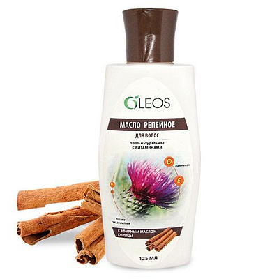 Репейное масло с эфирным маслом корицы Oleos, 125 мл