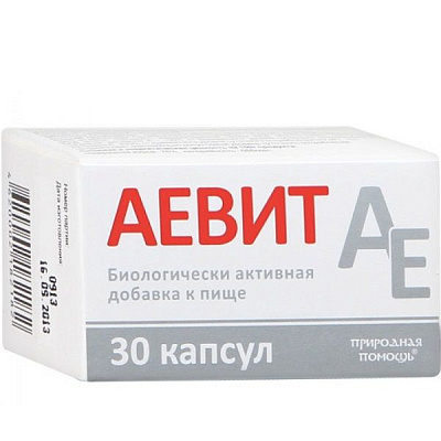 Биологически активная добавка к пище Аевит Природная помощь, 30 шт
