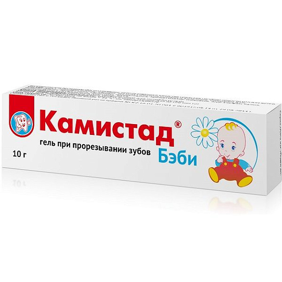Гель при прорезывании зубов Камистад Бэби, 10 г