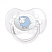 Пустышка силиконовая круглая Transparent 0-6 мес. Canpol Babies, 1 шт