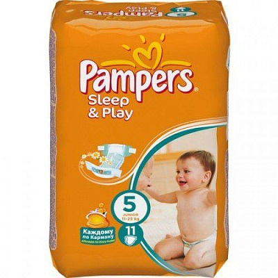 Подгузники для детей Sleep & Play Junior  Pampers 11-18/11-25 кг, 11 шт