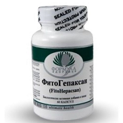 Фитогепаксан, Восстановление работы печени, Альтера Холдинг, 60 капсул
