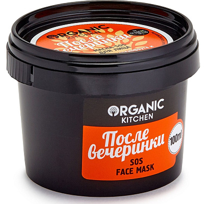 Маска-SOS для лица После вечеринки Organic Kitchen, 100 мл