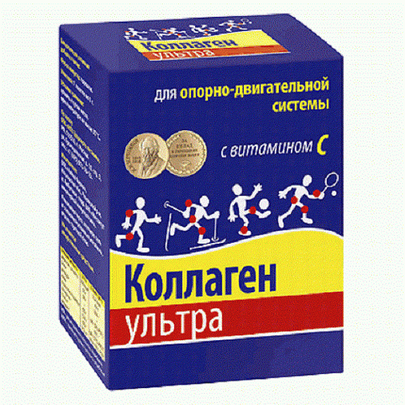 Коллаген Ультра с витамином С для опорно-двигательной системы 8 г, 7 шт