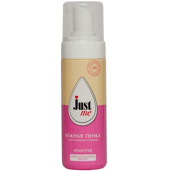 Нежная пенка для интимной гигиены Just Me, 160 мл