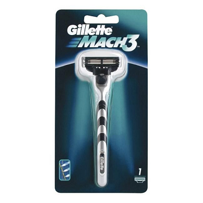 Бритва mach 3 с 1-ой кассетой Gillette