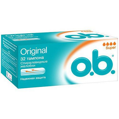 Тампоны Original Супер O.B., 32 шт