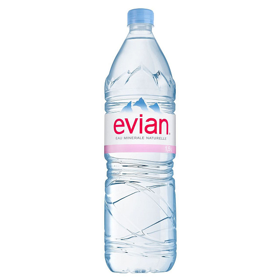 Минеральная вода негазированная Evian, 1,5 л