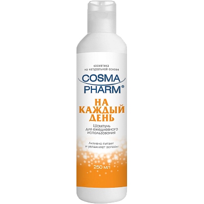 Шампунь на каждый день для питания и увлажнения волос Cosma Pharm, 250 мл