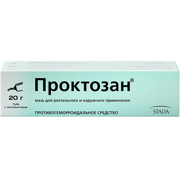 Мазь для ректального и наружного применения Проктозан, 20 г