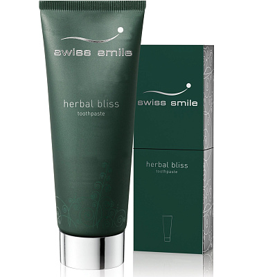 Витаминно-травяная зубная паста Травяное удовольствие Swiss Smile, 75 мл