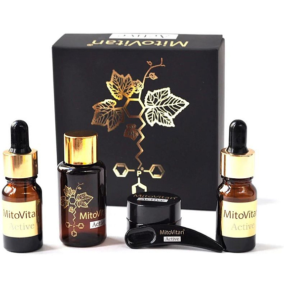 Набор Mitovitan (MitoVitan® Active 8 мл х 2, Mito-баночка и Mito-ложечка)