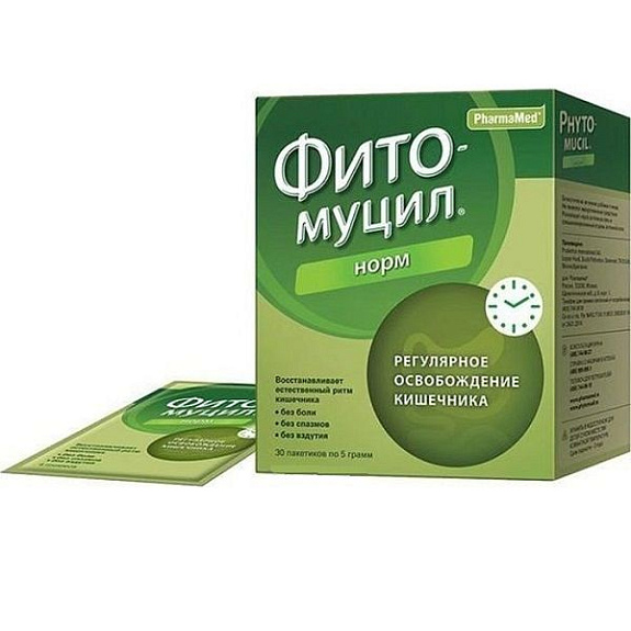 Средство для нормализации моторики кишечника Фитомуцил Норм 30 пакетов х 5 г