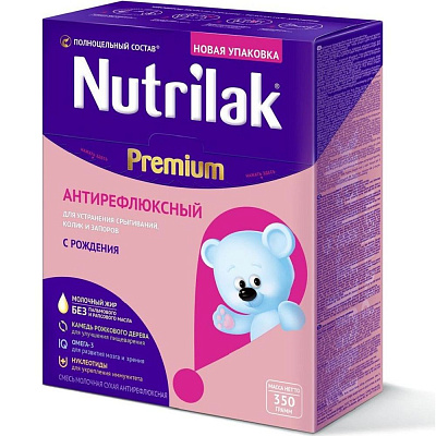 Сухая молочная смесь Nutrilak Premium антирефлюксный с рождения, 350 г