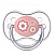 Пустышка силиконовая круглая Newborn Baby 0-6 мес. Canpol Babies, 1 шт