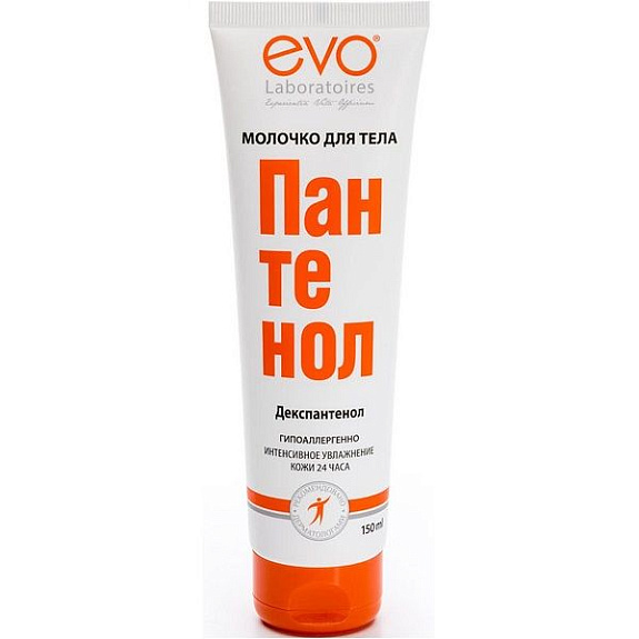 Молочко для тела Evo Пантенол для интенсивного увлажнения кожи, 150 мл