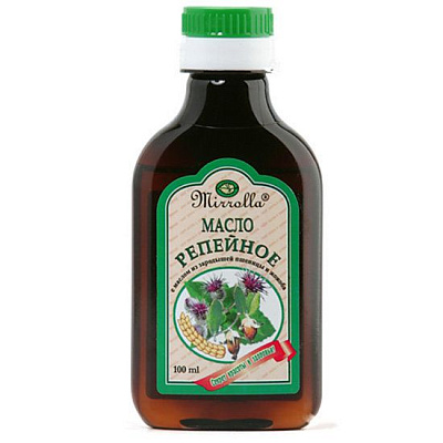Масло репейное с маслом из зародышей пшеницы и жажоба Мирролла, 100 мл