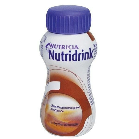 Nutridrink со вкусом шоколада Nutricia, 200 мл