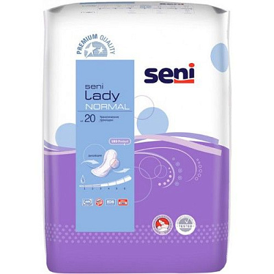 Прокладки lady normal урологические Seni, 20 шт