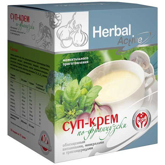 Суп-крем по-французски с витаминами, минералами и триглицеридами Арт Лайф, 10 шт