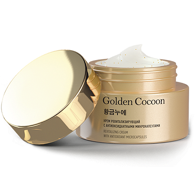 Крем ревитализирующий с антиоксидантными микрокапсулами Golden Cocoon Арт Лайф, 50 мл