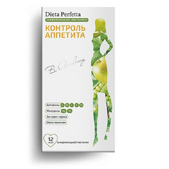 Диета Перфетта (Dieta Perfetta) B. Academy Контроль аппетита 3500 мг, 30 шт