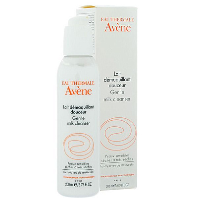 Мягкое очищающее молочко Sensibles для снятия макияжа Avene, 200 мл