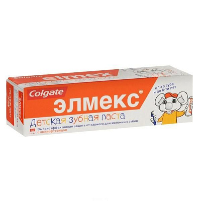 Зубная паста детская до 6 лет Colgate Elmex, 50 мл