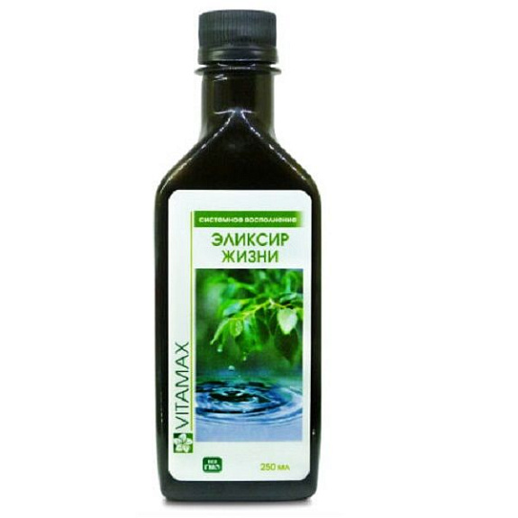 Эликсир жизни активная трезвая жизнь и долголетие Витамакс, 250 мл