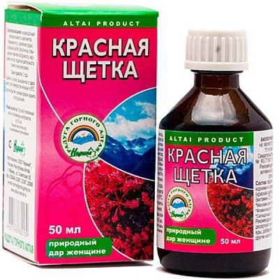 Настойка Красная щетка Нарине Радуга Горного Алтая, 50 мл