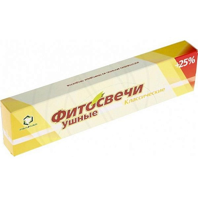 Фитосвечи ушные классические Vitateka, 10 шт