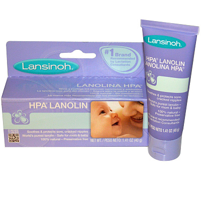 Крем для сосков Lanolin HPA Lansinoh, 40 мл