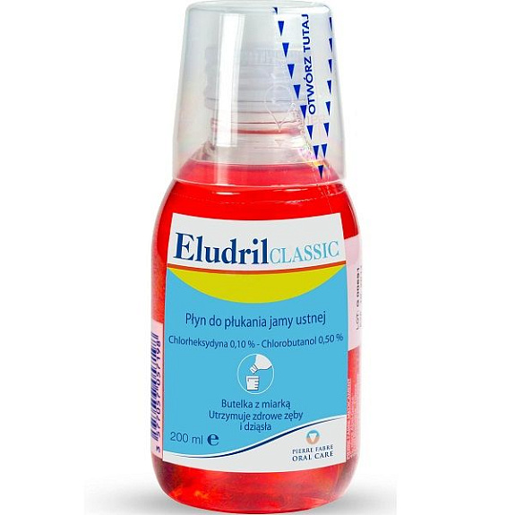 Раствор для полоскания полости рта Элюдрил Классик, 200 мл