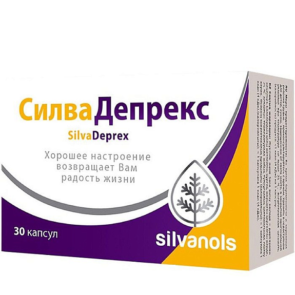 Растительный комплекс СилваДепрекс при депрессивных состояниях, 30 шт