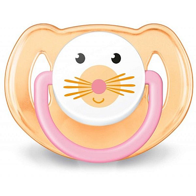 Силиконовая пустышка AVENT 6-18 мес (2 шт. в упаковке) SCF182/15