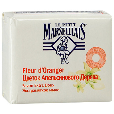 Мыло экстрамягкое цветок апельсинового дерева Le Petit Marseillais, 90 г