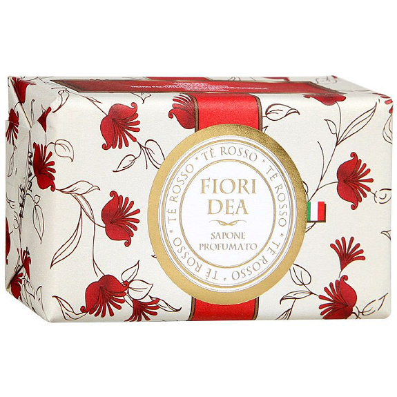 Мыло кусковое парфюмированное красный чай Fiori dea, 200 г
