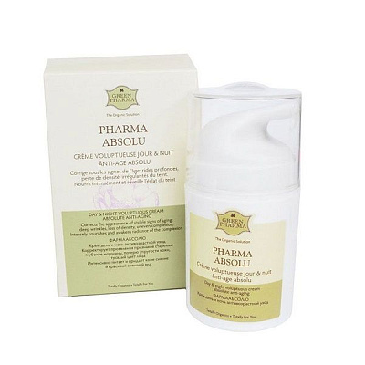 Крем "Pharma Absolu" день и ночь антивозрастной уход Green Pharma, 50 мл.