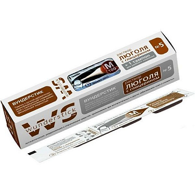 Раствор люголя с глицерином в капсулах Wunderstick +1 тампон, 5 шт