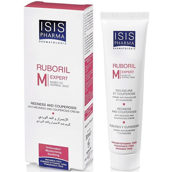 Крем для нормальной и смешанной кожи Isispharma Ruboril Expert M, 30 мл