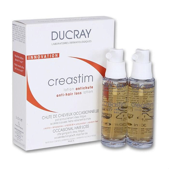 Лосьон против выпадения волос Creastim Ducray, 2х30 мл