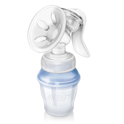 Молокоотсос ручной с контейнерами для хранения молока Philips Avent