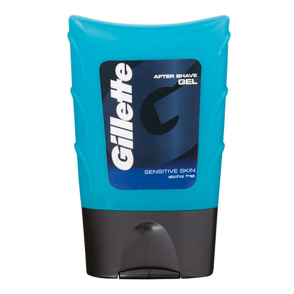 Гель после бритья aftershave gel sensitive skin для чувствительной кожи Gillette, 75 мл
