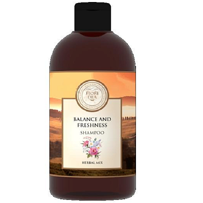 Шампунь Fiori Dea Баланс и свежесть с экстрактами трав, 500 мл