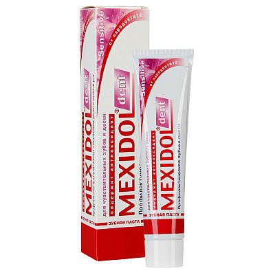 Зубная паста dent sensetive Mexidol, 100 г