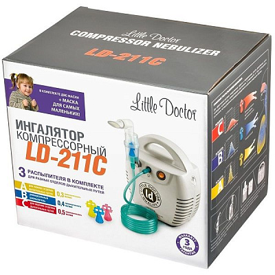 Компрессорный ингалятор Little Doctor LD-211C (небулайзер)