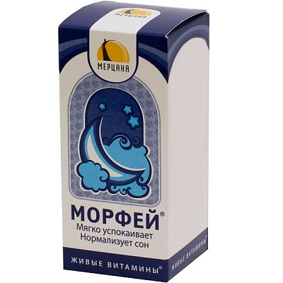 Мягкое успокоительное для нормализации сна Морфей, 50 мл