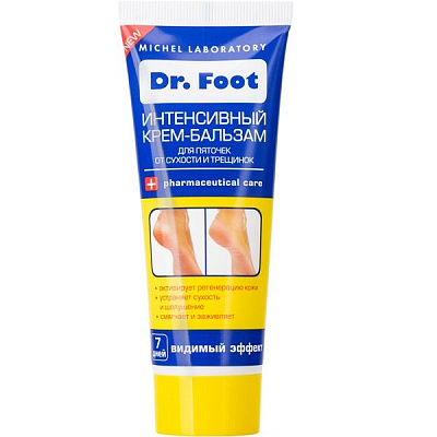Крем-бальзам интенсивный для пяточек от сухости и трещинок Dr.Foot, 75 мл